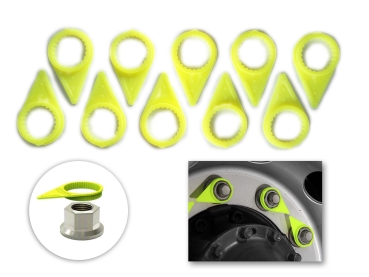 10x  truck wheel nut indicators for SW27 wheel nuts (27mm)